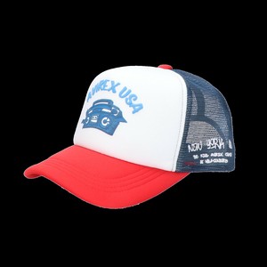 AX EX VARSITY RADIO MOTIF PRINT MESH
