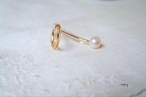 Clip-On Earrings Pearl Ear Cuff