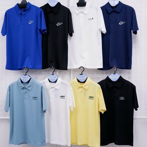 Polo Shirt Absorbent Embroidered Logo Quick-Drying cool Men's