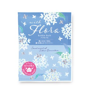 【在庫限り】ウィズフローラ　バブルバス　銀木犀＆ホワイトリリー