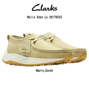 CLARKS(クラークス)モカシン ワラエデンロー シューズ ベージュ スエード メンズ 男性用 26176533