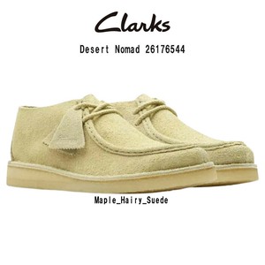 CLARKS(クラークス)モカシン シューズ ベージュ メープル スエード デザート メンズ 男性用 26176544