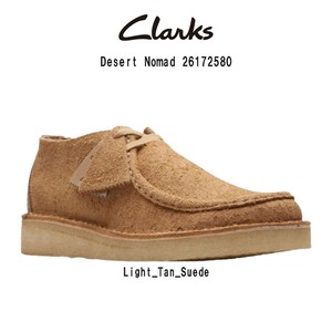 CLARKS(クラークス)モカシン シューズ ブラウン スエード デザート ノマド メンズ 男性 26172580