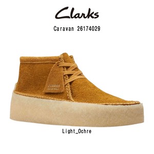 CLARKS(クラークス)チャッカブーツ シューズ レースアップ ブラウン スエード メンズ 男性 26174029