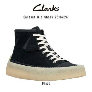 CLARKS(クラークス)スニーカー ハイカット シューズ レースアップ ブラック メンズ 男性 26167697