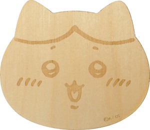 】【ちいかわ】木製コースター（ハチワレ）
