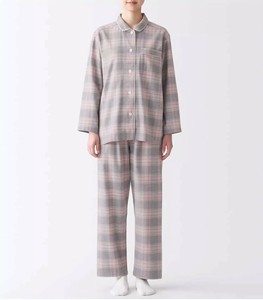 パジャマ 2点セット 長袖 秋冬 チェック柄 ゆったり 快適 男女兼用 ファッション BQ7027