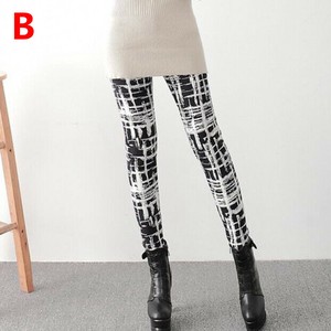 鉛筆パンツ 裏起毛 秋冬 保温 花柄 レギンス 快適 レディース ファッション BQ7045