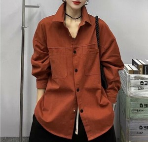コート カーディガン 長袖 作業服 春 無地 ゆったり 快適 レディース ファッション BQ7046