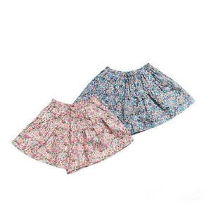 Kids' Skirt Floral Pattern 100 ~ 140cm Made in Japan