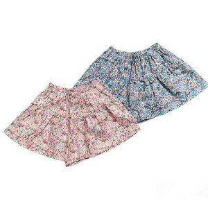 【日本製 】【子供 服】花柄キュロット ［100〜140cm］