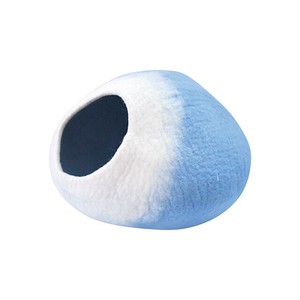 宠物床/床垫 宠物用品 蓝色 圆形 杂货 毛毡