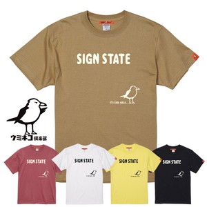 SIGN STATE ヘビーボディロゴ・プリント Tシャツ サインステート