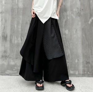 キュロット ワイドパンツ 九分丈  夏 無地 ゆったり 快適 レディース ファッション  BQ7063