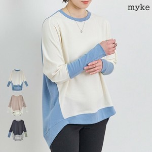 [SD Gathering] Sweatshirt Dolman Sleeve Bicolor Long T-shirt