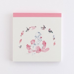 CH-023 メモパッド・スクエア（with Flower）