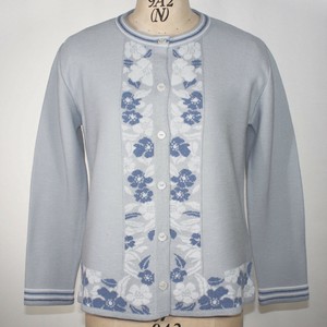 Vest/Gilet Floral Pattern Front Opening Made in Japan