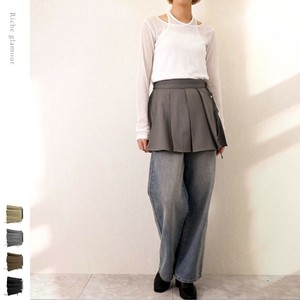 Skirt T/Pu Twill Mini Skirt