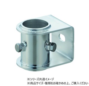 側面付けマスト取付金具(ステンレス製) PK40S+ソコイタ
