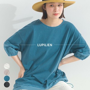 16S天竺ピグメント加工 コクーンスリーブ チュニック Tシャツ【2025年春夏新作】