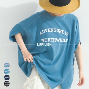 16Sインディゴ天竺　ロゴ プリント プルオーバー Tシャツ【2025年春夏新作】