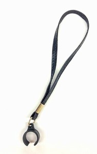 ケイ・ホスピア杖アクセサリー径21ストラップ　ブラック