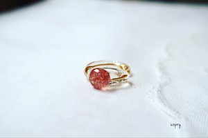 Clip-On Earrings Pink Ear Cuff