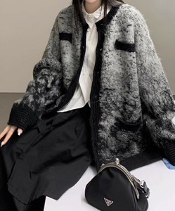 【aimoha】古着風 オーバーサイズユニセックスニット レディース メンズ カーディガン