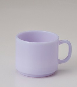 2025年新作 ♦松ヶ岡ガラス 【 MILK GLASS シリーズ 】ラベンダーマグカップ