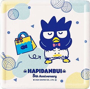 【サンリオ】はぴだんぶい5周年 吸水タイルコースター（バットばつ丸）
