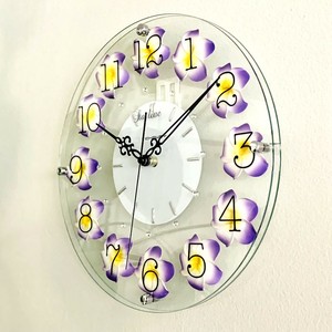 Wall Clock Purple Made in Japan Made in Japan