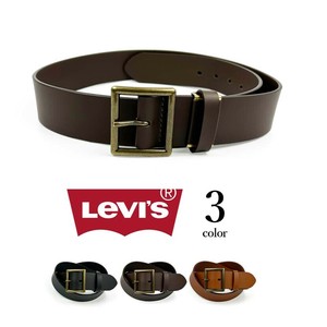【全3色】 Levi's リーバイス リアルレザーギャリソンバックル ベルト ワイドベルト(15117001)