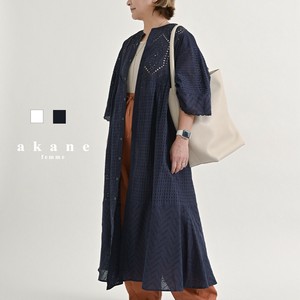 【2025春夏予約販売】【綿100％】レースカフタンワンピース【前後で着用可能な2WAY仕様】