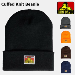 BEN DAVIS【ベンデイビス】ニットキャップ 折返し Cuffed Knit Beanie