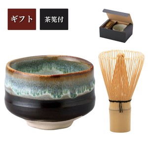 【ギフト】美佐野　風香抹茶碗　日本製　美濃焼(茶筅付)