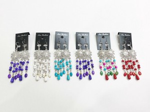 【残り僅か！/まとめ売り】エスニック調ピアス 6点セット　A