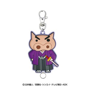 クレヨンしんちゃん NipponArt ラバーリールキーホルダー（ぶりぶりざえもん）