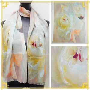 Stole Design Flower Print Floral Pattern European [S/S NEW]