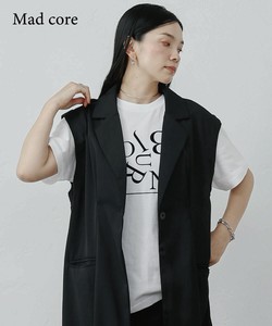 フロッキー加工デザインTシャツ-Bonjour-【2025春夏新作】