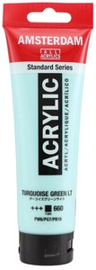 ターレンス アムステルダムアクリリックカラー120ml 660 ターコイズグリーンライト 483860
