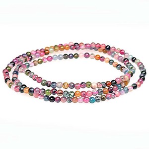 Gemstone Bracelet Opal/Tourmaline 3mm