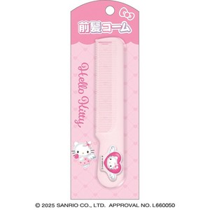 ■2025SS　新作■　HELLO KITTY　マスコット付き前髪コーム　2