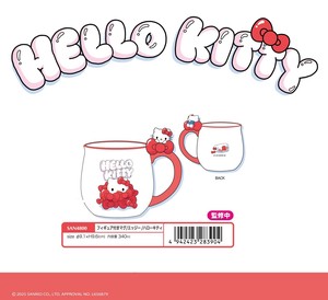 「サンリオ」フィギュア付きマグ/エッジ—/ハローキティ