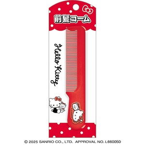 ■2025SS　新作■　HELLO KITTY　マスコット付き前髪コーム　12