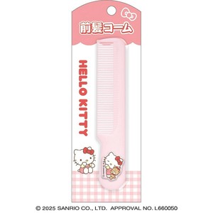 ■2025SS　新作■　HELLO KITTY　マスコット付き前髪コーム　19