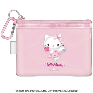 ■2025SS　新作■　HELLO KITTY　カラビナ付きクリアポーチ　2