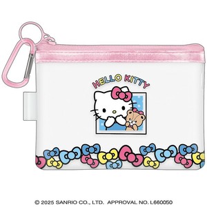 ■2025SS　新作■　HELLO KITTY　カラビナ付きクリアポーチ　6