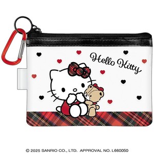 ■2025SS　新作■　HELLO KITTY　カラビナ付きクリアポーチ　18