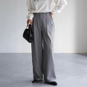 Full-Length Pant High-Waisted Pleated Wide Pants Wide Pants