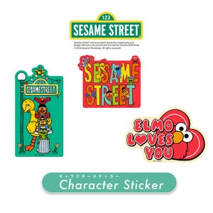 キャラクターステッカー"セサミストリート"